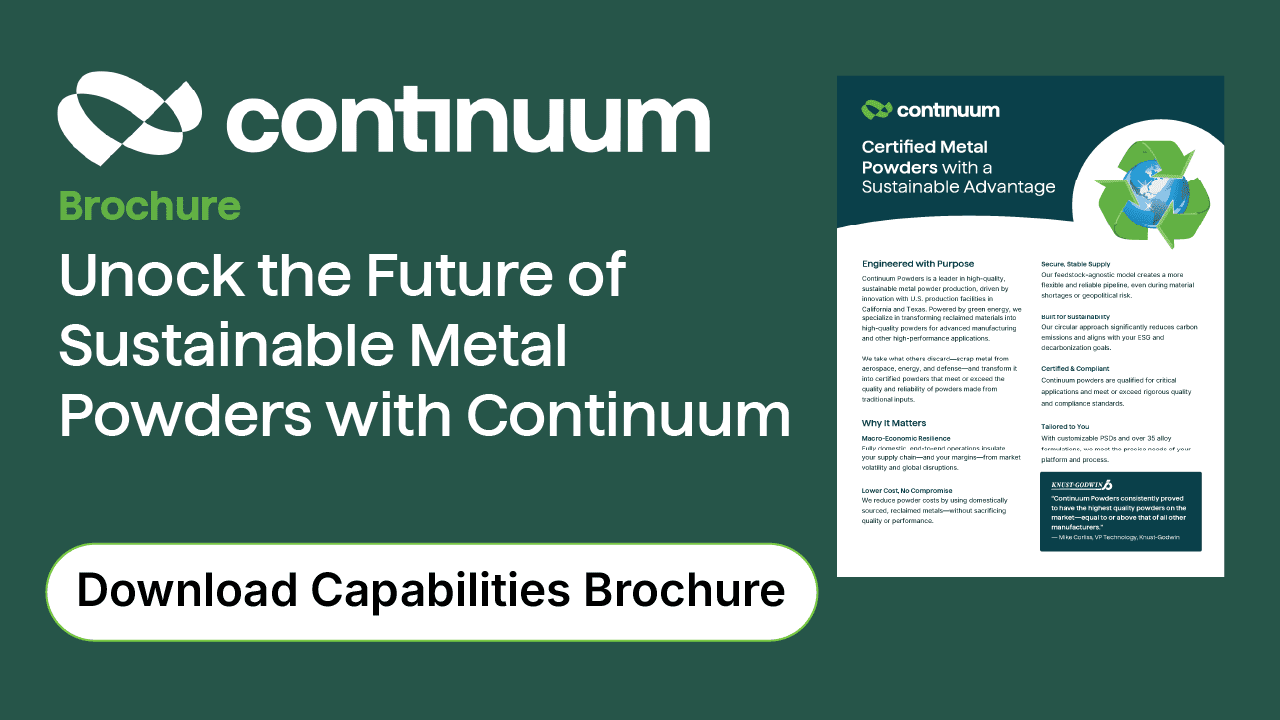 Continuum Powders Overview