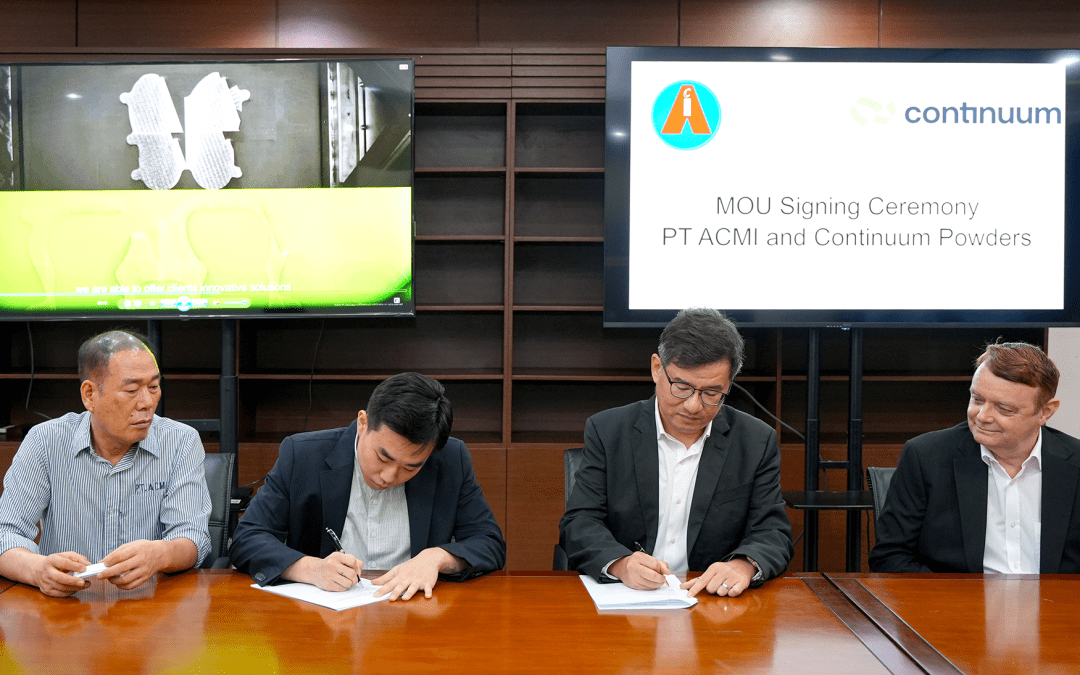 Continuum and ACMI Form Strategic Alliance to Advance Sustainable Metal 3D Printing in Indonesia